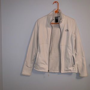 White North Face jacket XS. So soft!